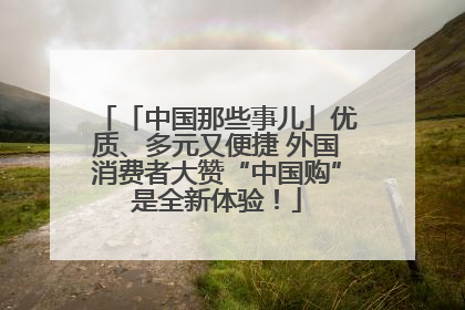 「中国那些事儿」优质、多元又便捷 外国消费者大赞“中国购”是全新体验！