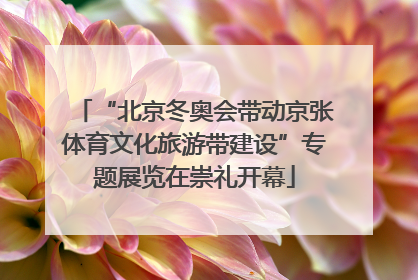 “北京冬奥会带动京张体育文化旅游带建设”专题展览在崇礼开幕