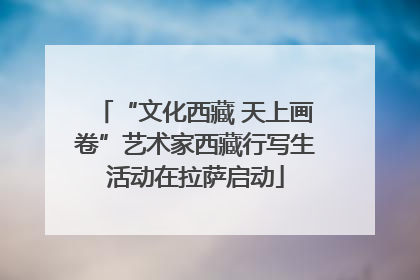 “文化西藏 天上画卷”艺术家西藏行写生活动在拉萨启动