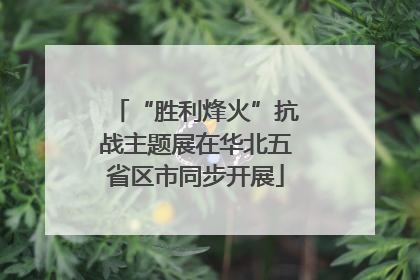 “胜利烽火”抗战主题展在华北五省区市同步开展