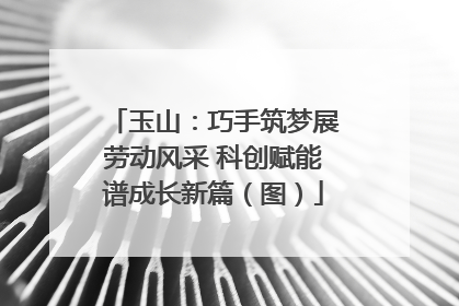玉山：巧手筑梦展劳动风采 科创赋能谱成长新篇（图）