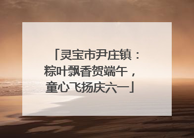 灵宝市尹庄镇：粽叶飘香贺端午，童心飞扬庆六一