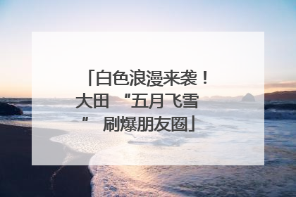 白色浪漫来袭！大田 “五月飞雪” 刷爆朋友圈