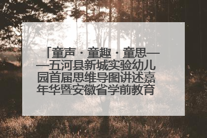 童声・童趣・童思——五河县新城实验幼儿园首届思维导图讲述嘉年华暨安徽省学前教育教研基地园项目阶段性成果展示活动