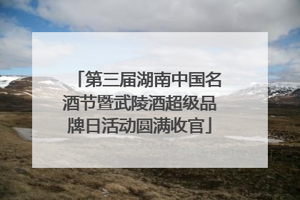 第三届湖南中国名酒节暨武陵酒超级品牌日活动圆满收官