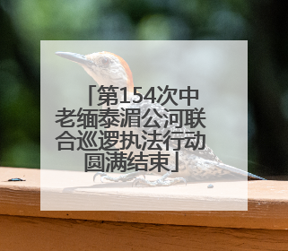 第154次中老缅泰湄公河联合巡逻执法行动圆满结束