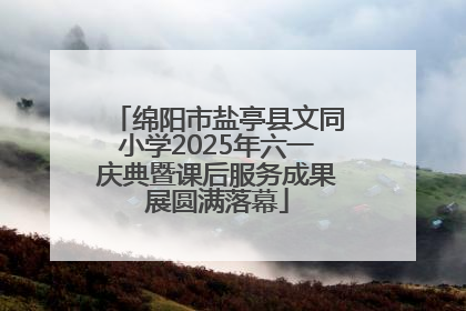 绵阳市盐亭县文同小学2025年六一庆典暨课后服务成果展圆满落幕