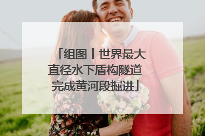 组图丨世界最大直径水下盾构隧道完成黄河段掘进