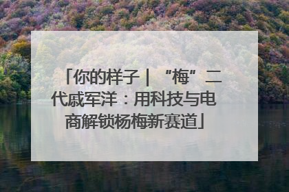 你的样子｜“梅”二代戚军洋：用科技与电商解锁杨梅新赛道