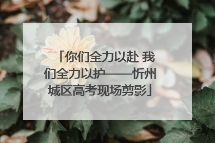 你们全力以赴 我们全力以护——忻州城区高考现场剪影