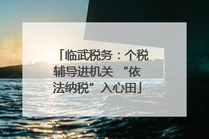 临武税务：个税辅导进机关 “依法纳税”入心田