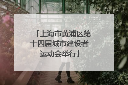 上海市黄浦区第十四届城市建设者运动会举行