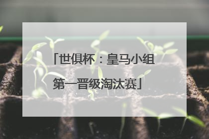 世俱杯：皇马小组第一晋级淘汰赛