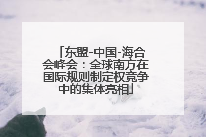 东盟-中国-海合会峰会：全球南方在国际规则制定权竞争中的集体亮相