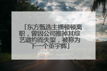 东方甄选主播顿顿离职，曾因公司推掉其综艺邀约而失望，被称为下一个董宇辉