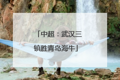中超：武汉三镇胜青岛海牛