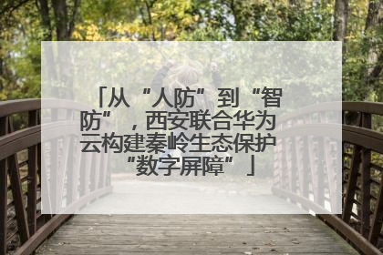 从“人防”到“智防”，西安联合华为云构建秦岭生态保护“数字屏障”