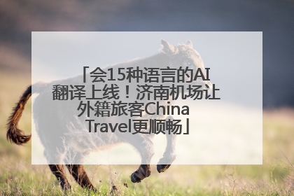 会15种语言的AI翻译上线！济南机场让外籍旅客China Travel更顺畅