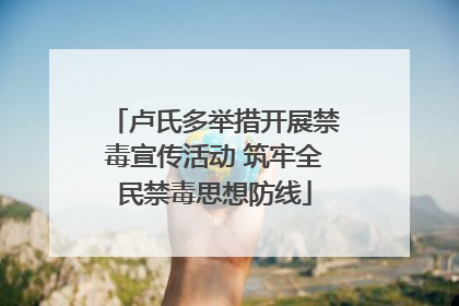 卢氏多举措开展禁毒宣传活动 筑牢全民禁毒思想防线