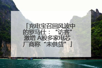 充电宝召回风波中的罗马仕：“访客”激增 A股多家电芯厂商称“未供货”