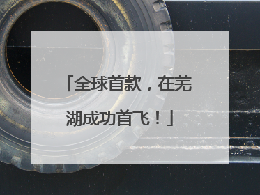 全球首款，在芜湖成功首飞！