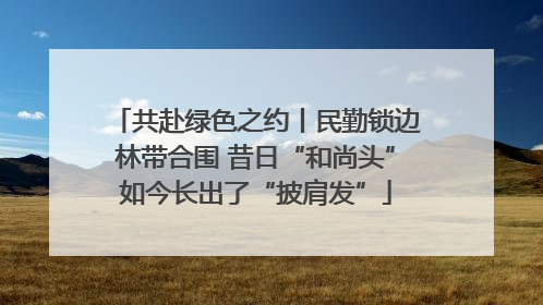 共赴绿色之约丨民勤锁边林带合围 昔日“和尚头”如今长出了“披肩发”
