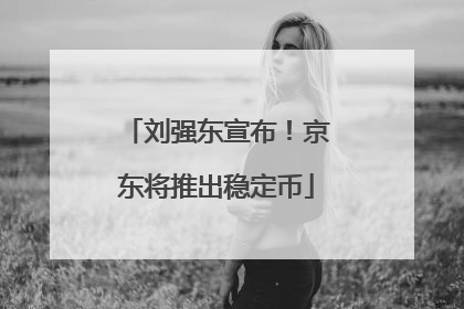 刘强东宣布！京东将推出稳定币