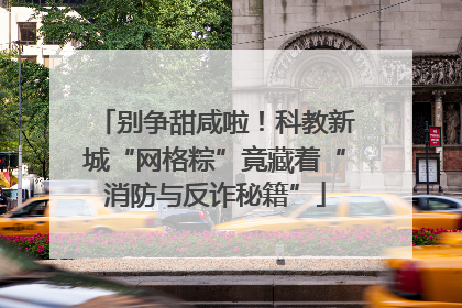 别争甜咸啦！科教新城“网格粽”竟藏着“消防与反诈秘籍”