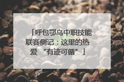 呼包鄂乌中职技能联赛侧记：这里的热爱 “有迹可循”