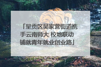 呈贡区吴家营街道携手云南师大 校地联动铺就青年就业创业路