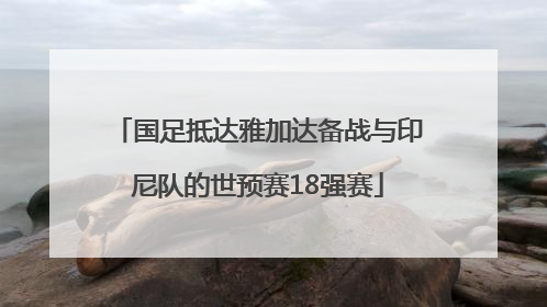 国足抵达雅加达备战与印尼队的世预赛18强赛
