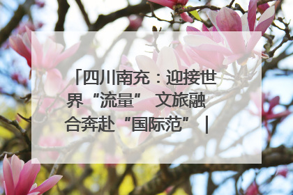 四川南充：迎接世界“流量” 文旅融合奔赴“国际范”｜话锦绣·说安逸