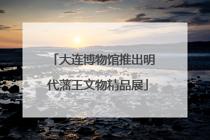 大连博物馆推出明代藩王文物精品展