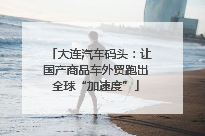 大连汽车码头：让国产商品车外贸跑出全球“加速度”