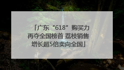 广东“618”购买力再夺全国榜首 荔枝销售增长超5倍卖向全国