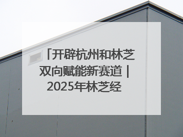 开辟杭州和林芝双向赋能新赛道｜2025年林芝经济开发区招商引资（杭州）推介展销活动在杭举办
