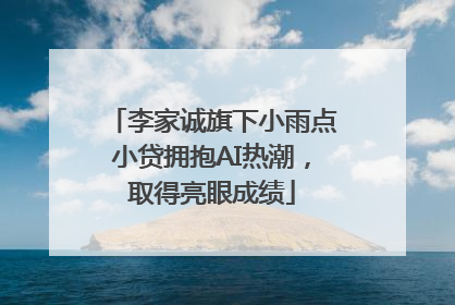 李家诚旗下小雨点小贷拥抱AI热潮，取得亮眼成绩