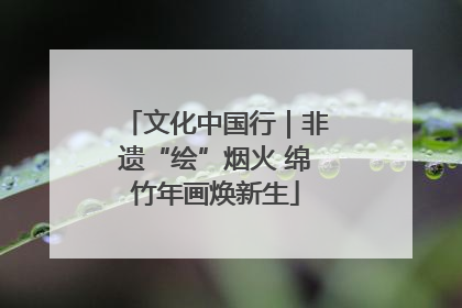 文化中国行｜非遗“绘”烟火 绵竹年画焕新生
