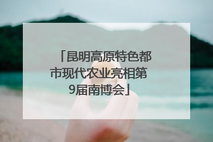 昆明高原特色都市现代农业亮相第9届南博会