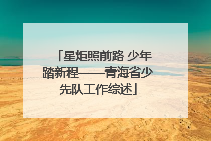 星炬照前路 少年踏新程——青海省少先队工作综述