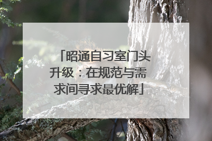 昭通自习室门头升级：在规范与需求间寻求最优解
