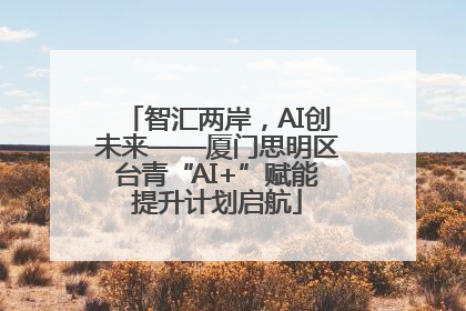 智汇两岸，AI创未来——厦门思明区台青“AI+”赋能提升计划启航