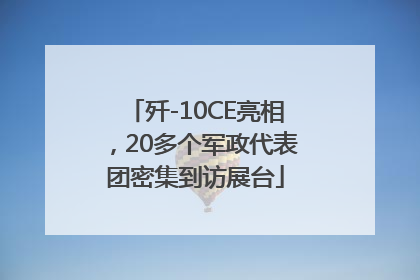 歼-10CE亮相，20多个军政代表团密集到访展台