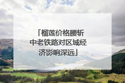 榴莲价格腰斩 中老铁路对区域经济影响深远