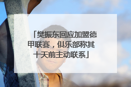 樊振东回应加盟德甲联赛，俱乐部称其十天前主动联系