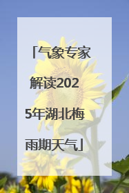 气象专家解读2025年湖北梅雨期天气