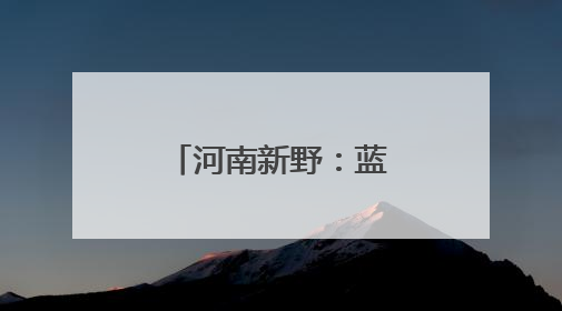 河南新野：蓝莓产业绘就振兴“蓝”图