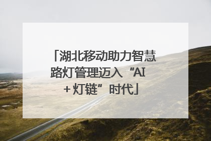 湖北移动助力智慧路灯管理迈入“AI＋灯链”时代