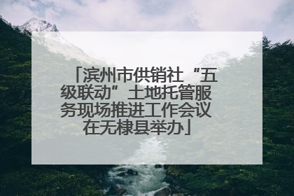 滨州市供销社“五级联动”土地托管服务现场推进工作会议在无棣县举办