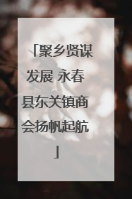 聚乡贤谋发展 永春县东关镇商会扬帆起航